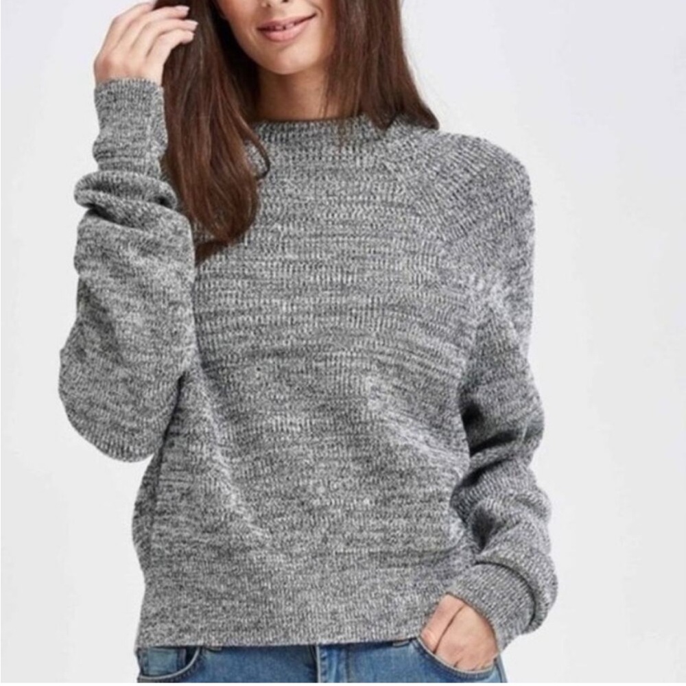 Free People Too Good Pullover Sweater Grey Size Small